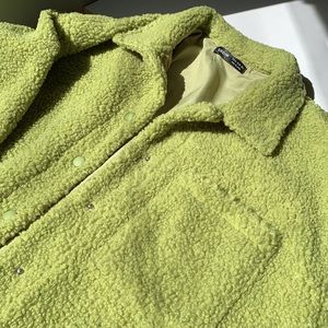 Green Teddy Jacket